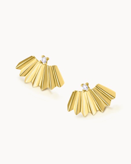 Kolczyki OA Fan 0,03 ct | LECARRE