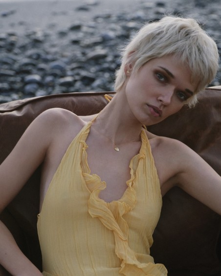 Boucles d'oreilles éventail OA 0,03 ct | LECARRE