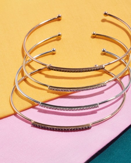 Armband i roséguld med svarta diamanter | LECARRE