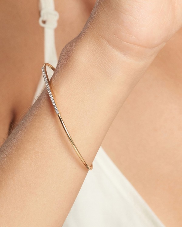 Gold Diamond Bracelet | LECARRE 2