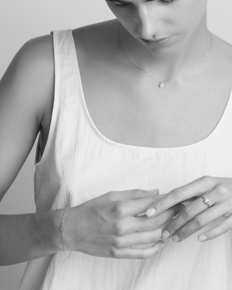 Brățară OA Top. Ovală albastră 5x3 | LECARRE