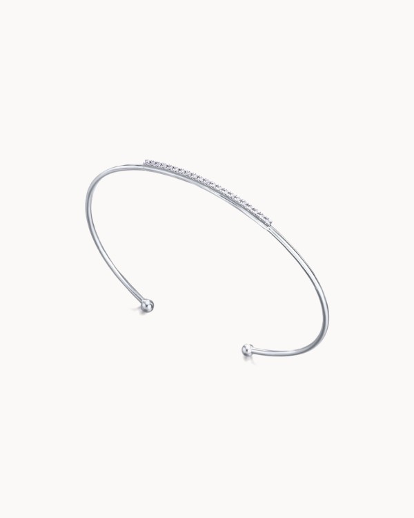 Weißgold- und Diamantarmband | LECARRE