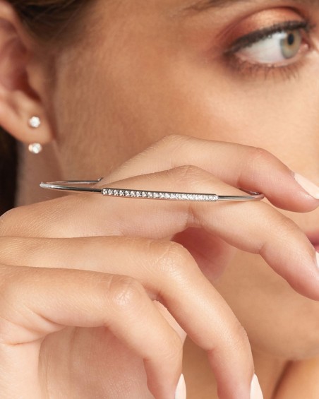 Pulseira em ouro branco e diamantes | LECARRE