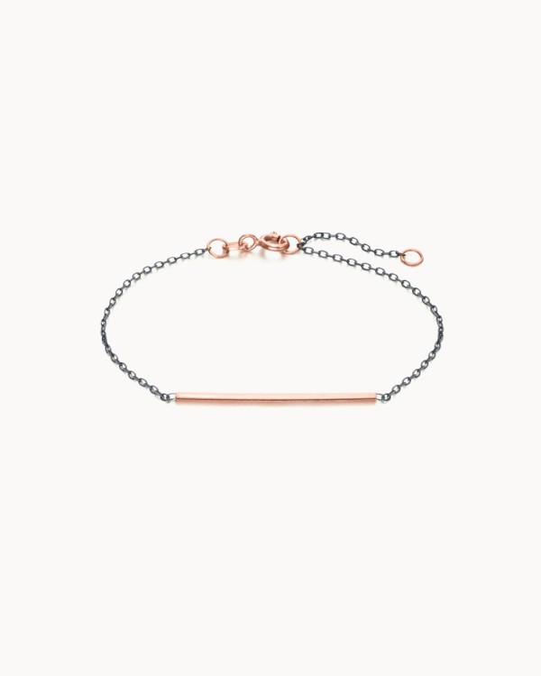 Pulseira de corrente e barra rígida | LECARRE