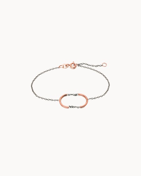 Armband mit Kette und Halbkreisen | LECARRE