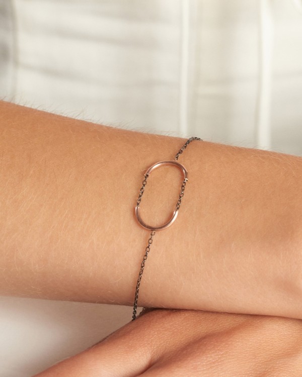 Armband med kedja och halvcirklar | LECARRE 2