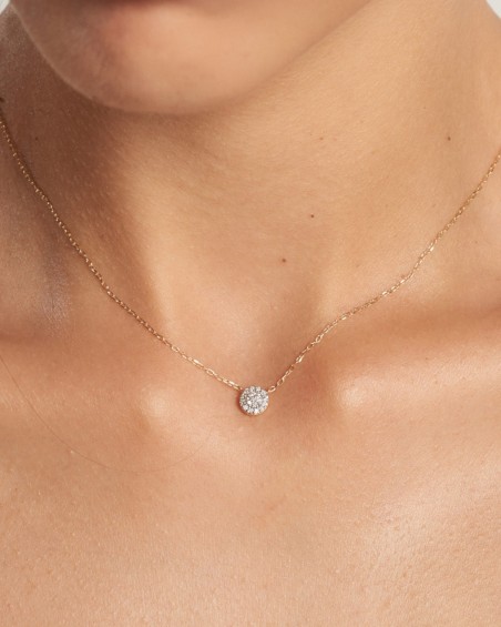 Rosetta in oro 18k con diamanti | LECARRE