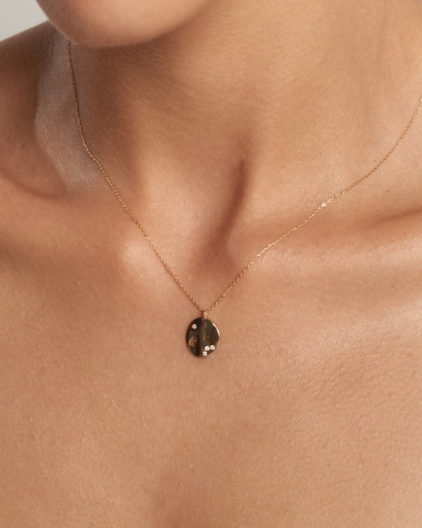 Choker con cerchio martellato e diamanti | LECARRE 2