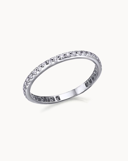 Full Diamond Wedding Band | LECARRE