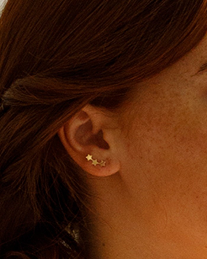 Gold Star Earrings | LECARRE