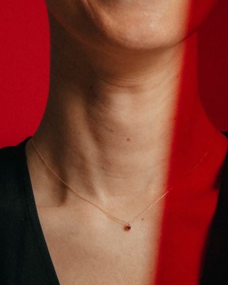 Colorize Ruby Gold Pendant | LECARRE