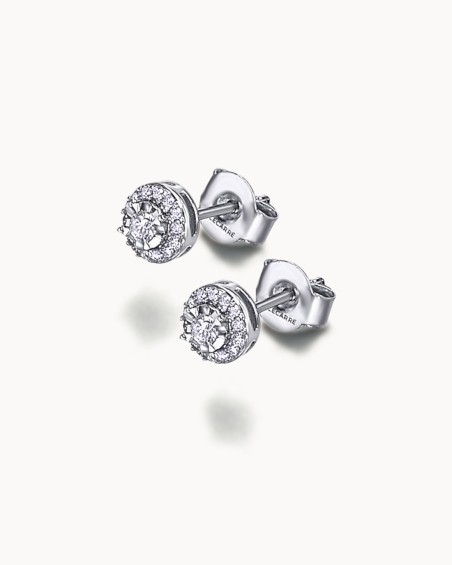 Diamond Rosette Earrings | LECARRE