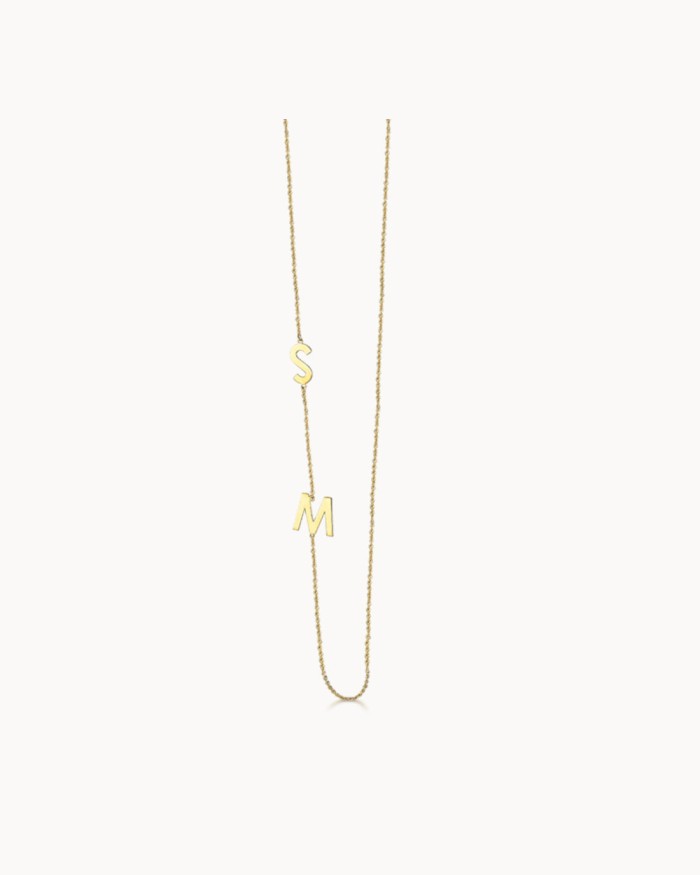 18k Gold Chain + 2 Initials | LECARRE