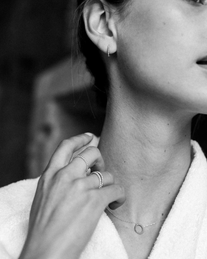 Pierścionek Bubbles ze złota 18k | LECARRE