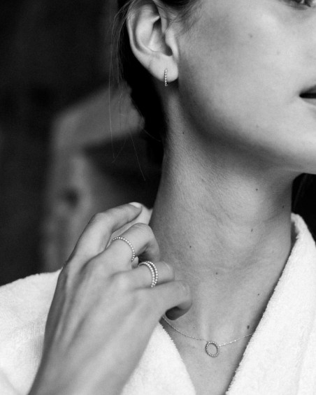 Pierścionek Bubbles ze złota 18k | LECARRE