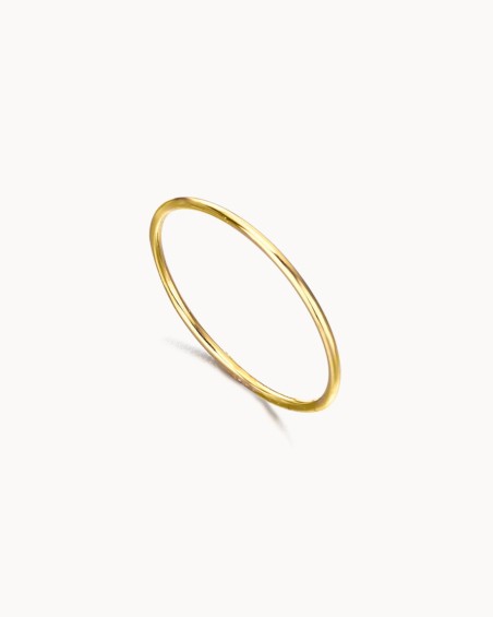 Thin Smooth Hoop Ring | LECARRE