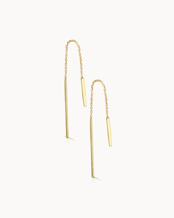 Boucles d'oreilles lingot d'or | LECARRE