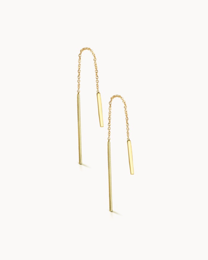 Boucles d'oreilles lingot d'or | LECARRE
