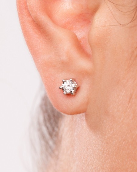 Pendientes Diamantes 6 Garras | LECARRE