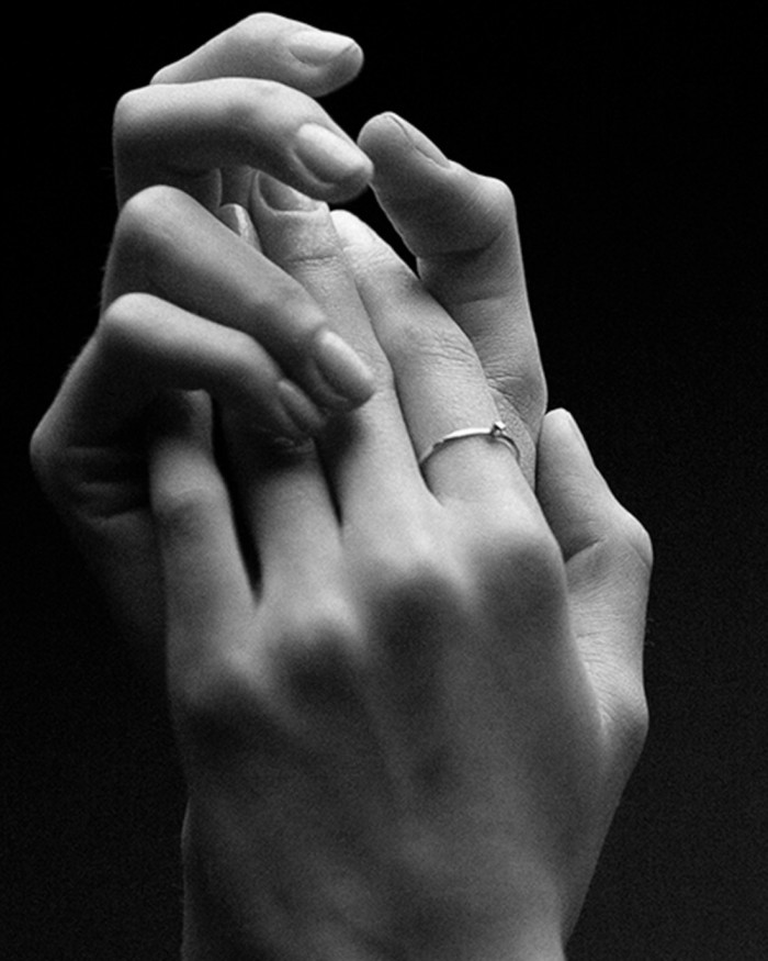 Gold Ring With Diamond | LECARRE