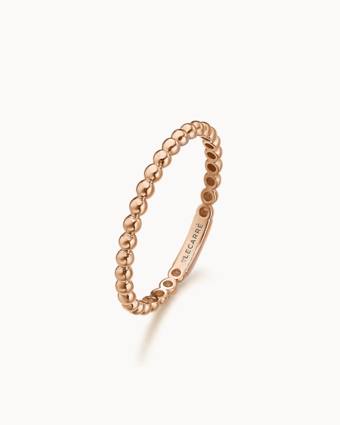 Anello Bubbles in oro rosa 18k | LECARRE