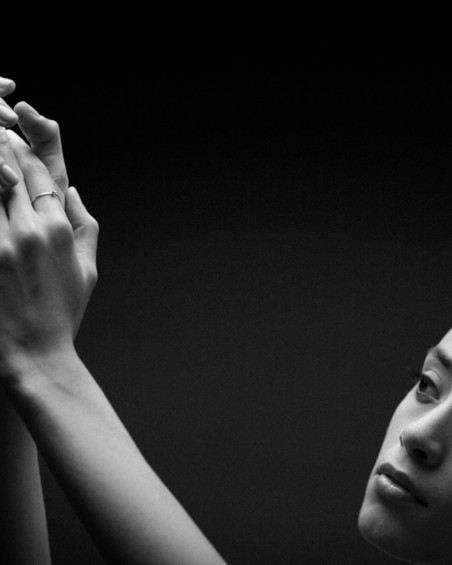 Diamantring i hvitt gull | LECARRE