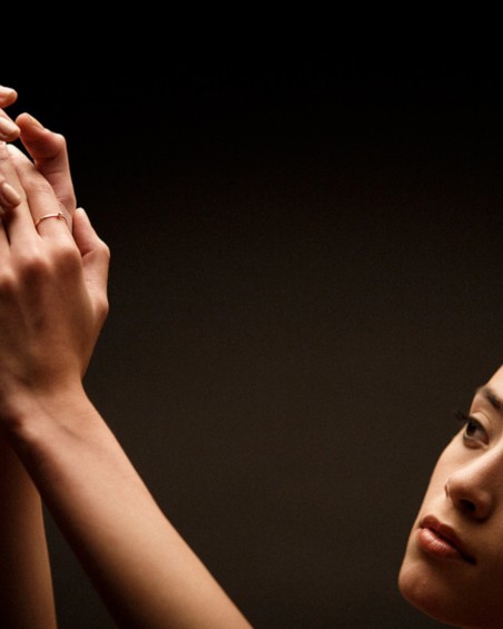 Diamantring i roségull | LECARRE