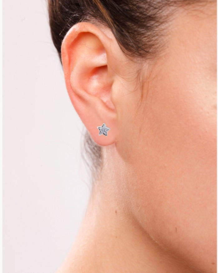 Brincos de Estrela em Ouro com Diamantes | LECARRE