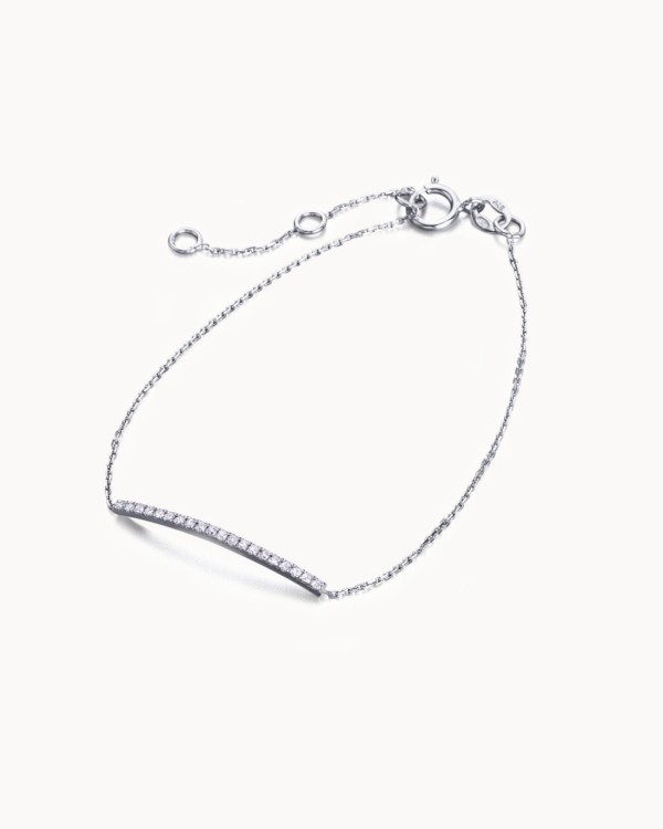 Bracciale in oro bianco e diamanti | LECARRE