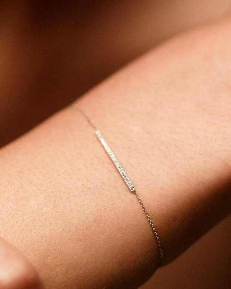 Armband aus Weißgold und Diamanten | LECARRE