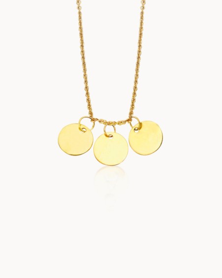 Chain + Three Initial Badges (6 Mm) | LECARRE