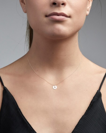 Chain + Initial Badge (9mm) | LECARRE