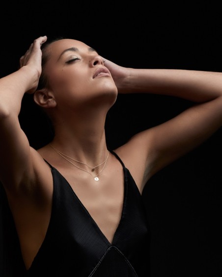 Chain + Initial Badge (9mm) | LECARRE