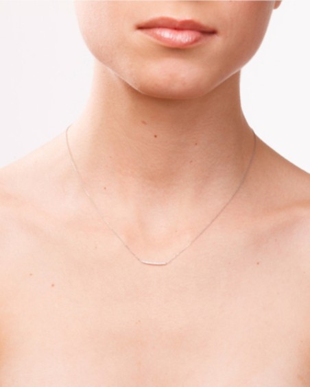 Gold and Diamond Bar Chain | LECARRE