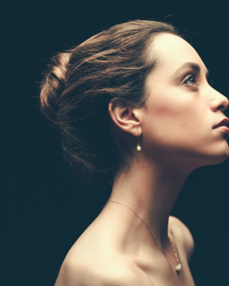 Boucles d'oreilles en or et perles | LECARRE