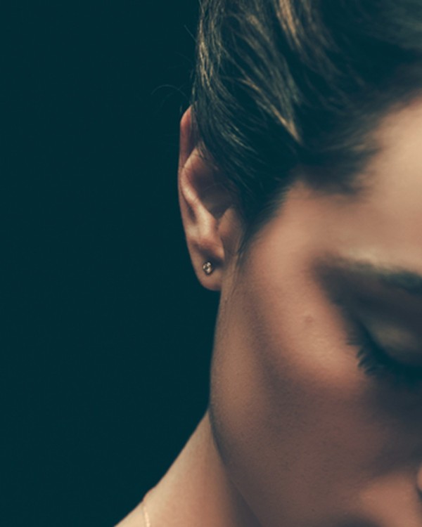 Gold Diamond Earrings | LECARRE 2