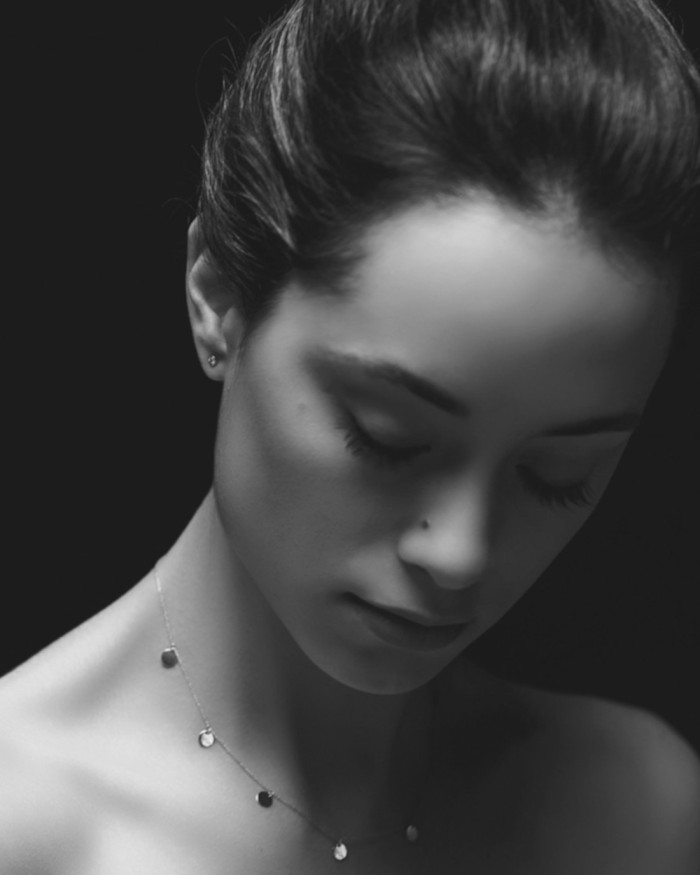 Brincos de Ouro Branco com Diamantes | LECARRE