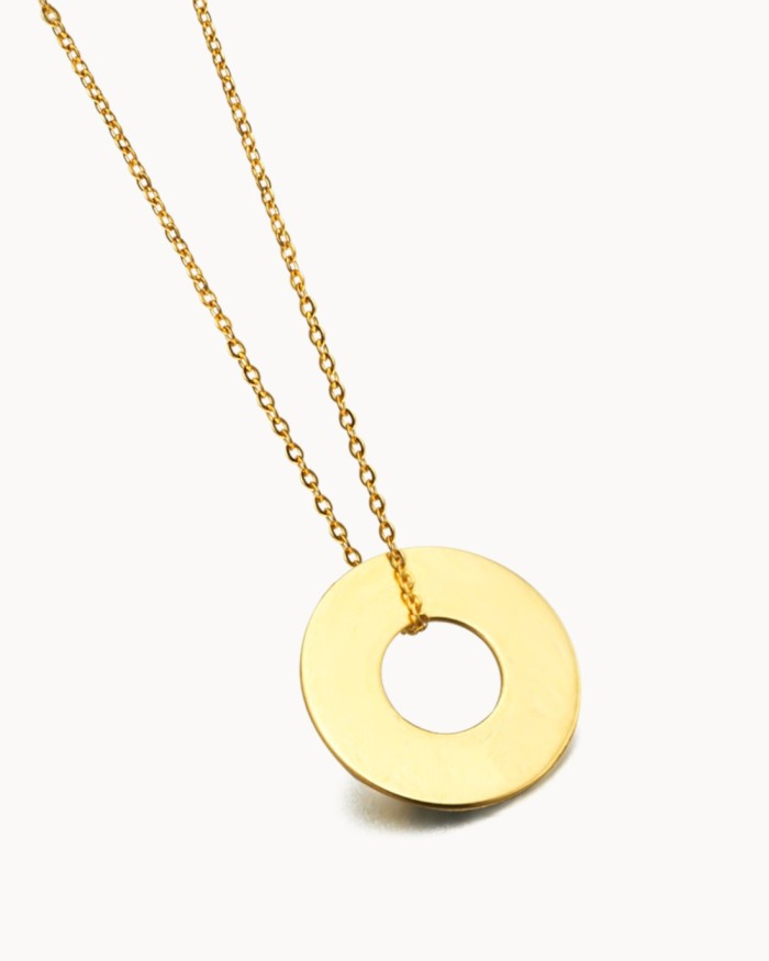 Collier ras du cou à disque | LECARRE