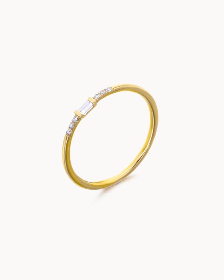 Baguette-Diamant-Goldring | LECARRE