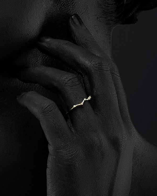 Constellation gulldiamantring | LECARRE 2