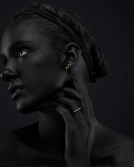 Sternbild-Goldring mit Diamanten | LECARRE