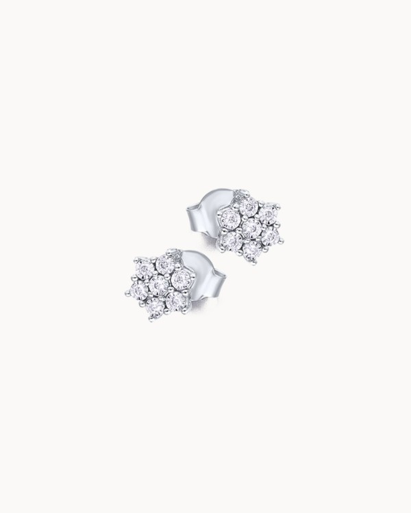 Roseta Oro Blanco Diamantes | LECARRE