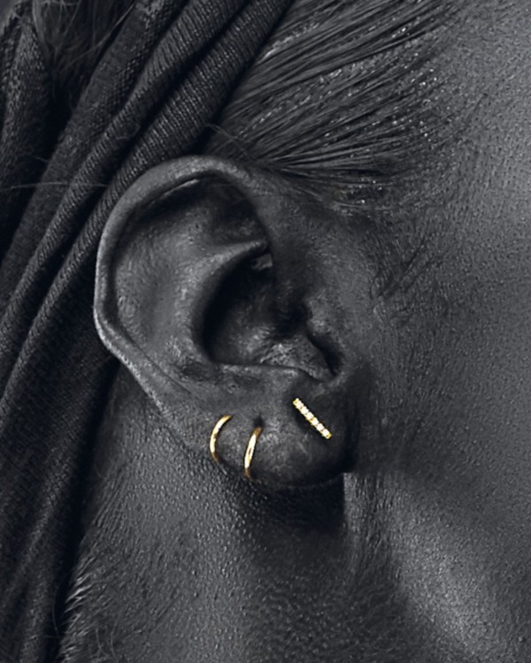 Pendiente Espiral Oro Look 2 Pendientes | LECARRE 2