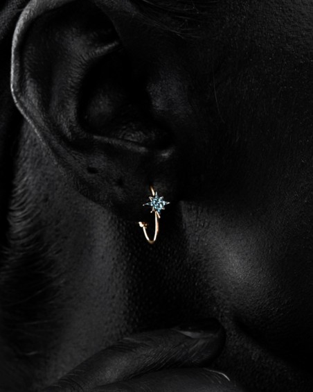 Polar Star Earrings With London Topaz | LECARRE