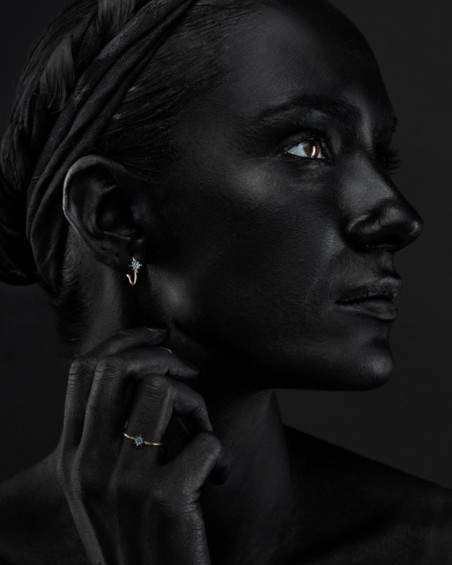 Boucles d'oreilles Étoile Polaire avec Topaze Londres | LECARRE