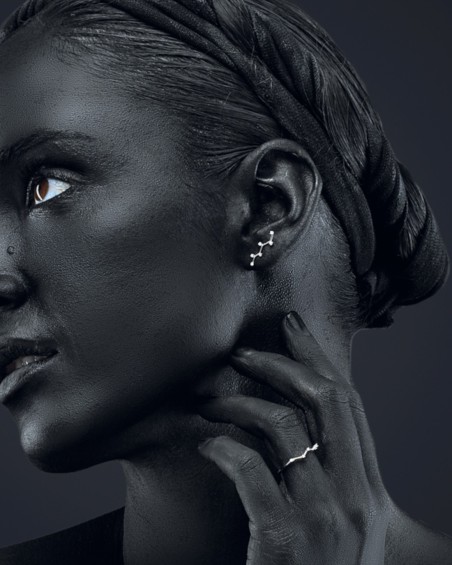 Constellation Ohrringe Weißgold Diamanten | LECARRE