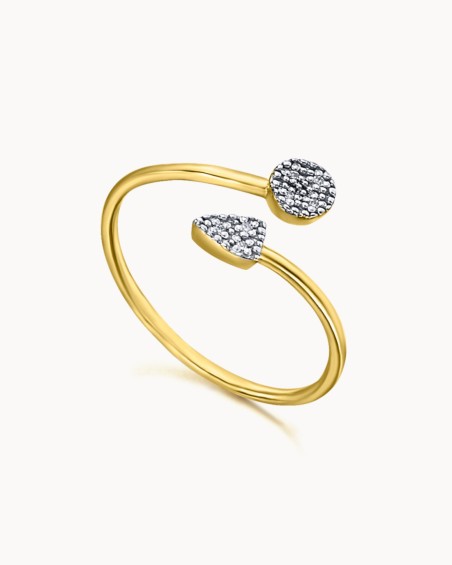 Anello freccia in oro e diamanti | LECARRE