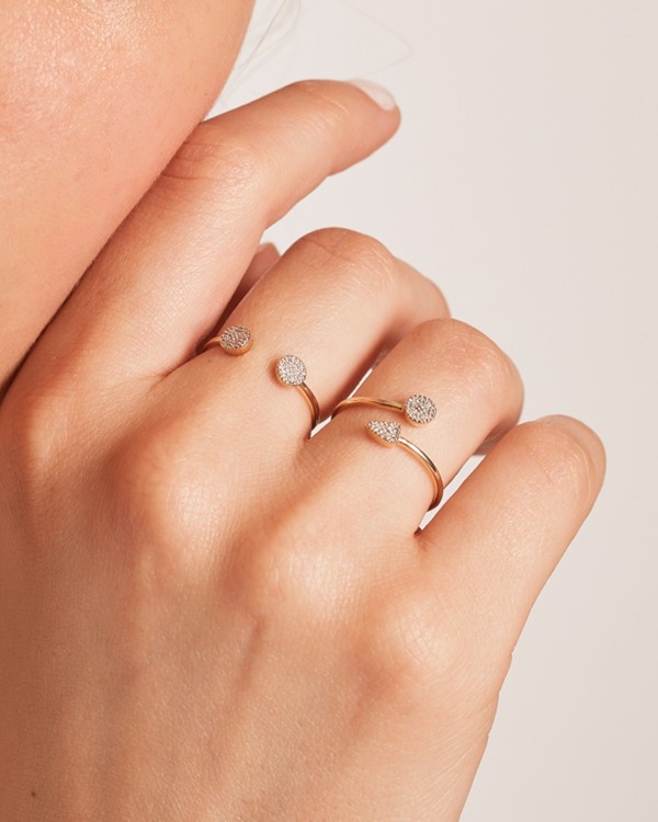 Ring med pil i gull og diamanter | LECARRE 2