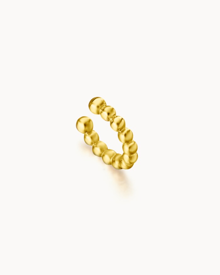 Helix Gold Ball Earrings | LECARRE
