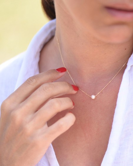 Catena in oro con perla | LECARRE